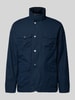 Barbour Regular fit functioneel jack van waterdicht materiaal, model 'OGSTON' Marineblauw