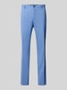 Selected Pantalon van wol met bandplooi Lichtblauw