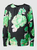 Marc Cain Blouse met all-over print Zwart