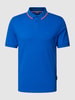 HECHTER PARIS Koszulka polo z paskami w kontrastowym kolorze Królewski niebieski