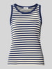 s.Oliver RED LABEL Slim Fit Tanktop aus Baumwoll-Mix Marine