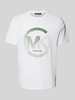 Michael Kors T-shirt met labelprint, model 'VICTORY' Wit