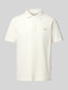 Calvin Klein Jeans Poloshirt mit Label-Patch Offwhite