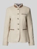 WHITE LABEL Blazer mit Stehkragen Sand