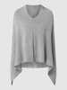 Roeckl Poncho van wolmix  Lichtgrijs