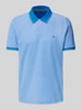 Fynch-Hatton Regular fit poloshirt met logostitching Koningsblauw