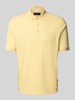 bugatti Poloshirt mit Brusttasche Gelb