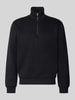 JACK & JONES Regular Fit Sweatshirt mit Baumwoll-Anteil Modell 'Bradley' Black