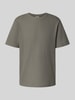 Only & Sons Relaxed fit T-shirt met wafelpatroon Lichtgrijs