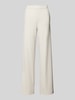 Raffaello Rossi Wide fit stoffen broek met elastische band Offwhite