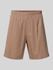 REVIEW Shorts mit elastischem Bund Taupe