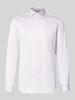 Jake*s Slim Fit Businesshemd aus reiner Baumwolle Taupe