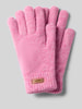 Barts Handschuhe mit Label-Patch Modell 'Witzia' Pink