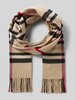 Fraas Sjaal met all-over print, model 'Cashmink' Beige