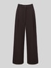 VERO MODA Wijdvallende broek met viscose, model 'STELLA' Chocoladebruin