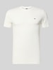 Tommy Jeans Slim fit T-shirt van puur katoen in een set van 2 stuks Offwhite