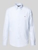 Tommy Hilfiger Regular Fit Hemd aus reiner Baumwolle Weiss