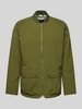 Barbour Jacke mit aufgesetzten Pattentaschen Modell 'BEAUMONT' Oliv