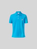 MAISON KITSUNE Poloshirt mit Motiv-Applikation Royal