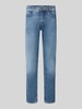 MAC straight fit jeans van katoenmix model 'ARNE' Lichtblauw