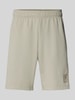 CHAMPION Sweatshorts met logoprint, model 'TAPE' Beige