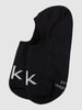 CK Calvin Klein Kousenvoetjes met stretch in een set van 2 paar  Zwart