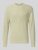 MCNEAL Strickpullover mit gerippten Abschlüssen Schilf Melange
