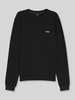 BOSS Green Pullover mit Logo-Schriftzug KN_Momentum-X CN Black