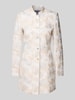 WHITE LABEL Lange blazer met opstaande kraag Offwhite