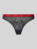 HUGO String in semitransparentem Design Black