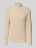 SELECTED HOMME Regular fit coltrui in wafelstructuur, model 'TOM' Offwhite