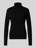 Christian Berg Woman Gebreide pullover van puur kasjmier Zwart