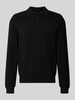 BOSS Green Relaxed Fit Poloshirt mit Woll-Anteil Modell 'KN_Momentum-X PL' Black