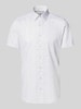 OLYMP Level 5 Slim Fit Business-Hemd mit Kentkragen Weiss