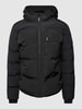 CARS JEANS Steppjacke mit Label-Patch Modell 'HAMDON' Black