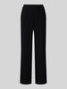 mbyM Spodnie materiałowe z elastycznym pasem model ‘Phillipa’ Czarny
