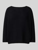 Weekend Max Mara Strickpullover mit Rundhalsausschnitt Modell 'XENO' Black