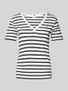 Tommy Hilfiger Slim fit T-shirt met V-hals, model 'CODY' Marineblauw