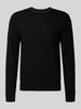 PAUL SMITH Strickpullover mit gerippten Abschlüssen Black