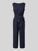 Betty Barclay Jumpsuit mit Bindegürtel Marine