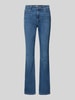 Christian Berg Woman Bootcut Jeans mit 5-Pocket-Design Jeansblau