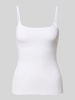 REVIEW Top mit Karree-Ausschnitt Weiss
