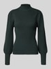 Only Regular Fit Strickpullover aus Viskose-Mix Modell 'KATIA' Dunkelgruen