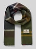 Barbour Schal aus reiner Wolle Modell 'Rosefield' Oliv