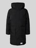 khujo Gewatteerd jack met capuchon, model 'WINER' Zwart