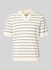 Tom Tailor Regular Fit Poloshirt aus reiner Baumwolle Offwhite