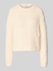 Noisy May Strickpullover aus Effektgarn Modell 'SASSY' Ecru