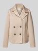 Amber & June Jacke mit Reverskragen Beige