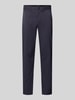 MCNEAL Slim fit stoffen broek met viscose Marineblauw