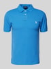 Polo Ralph Lauren Poloshirt mit Label-Stitching Royal